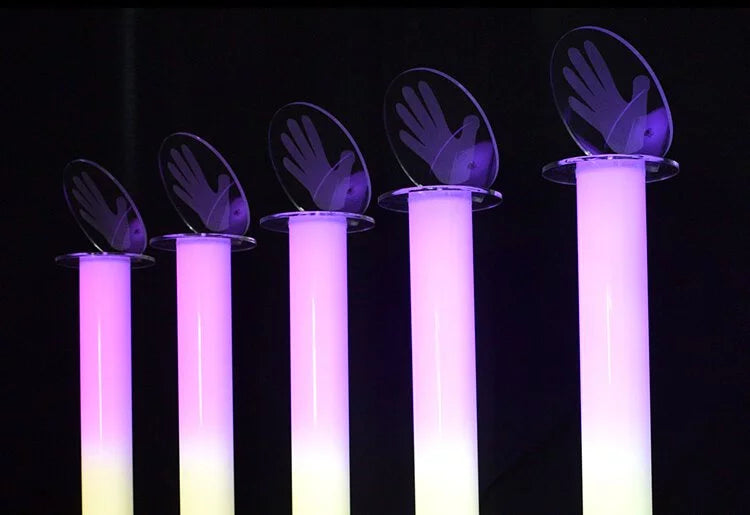 LED開幕儀式手印發光柱