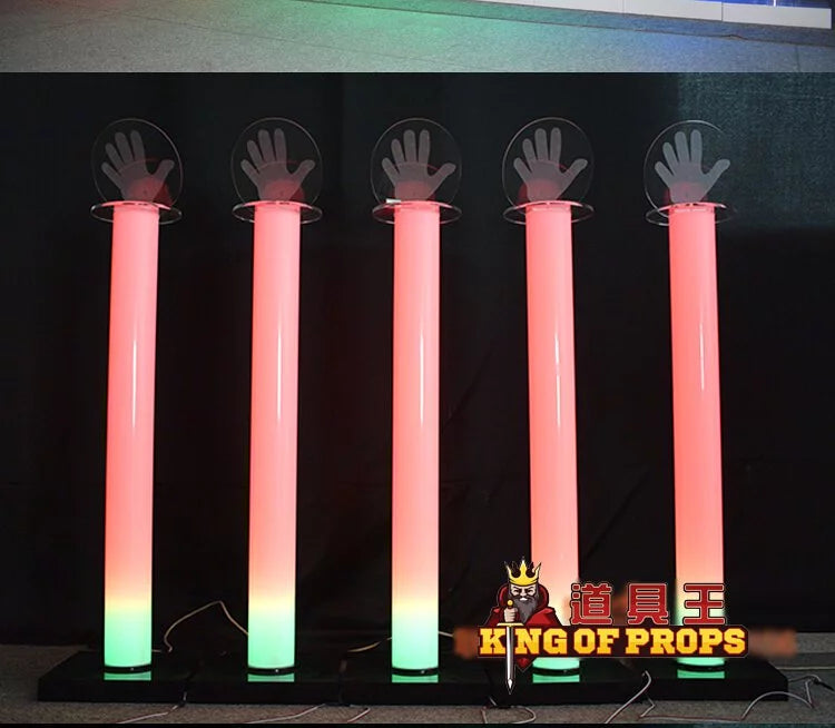 LED開幕儀式手印發光柱