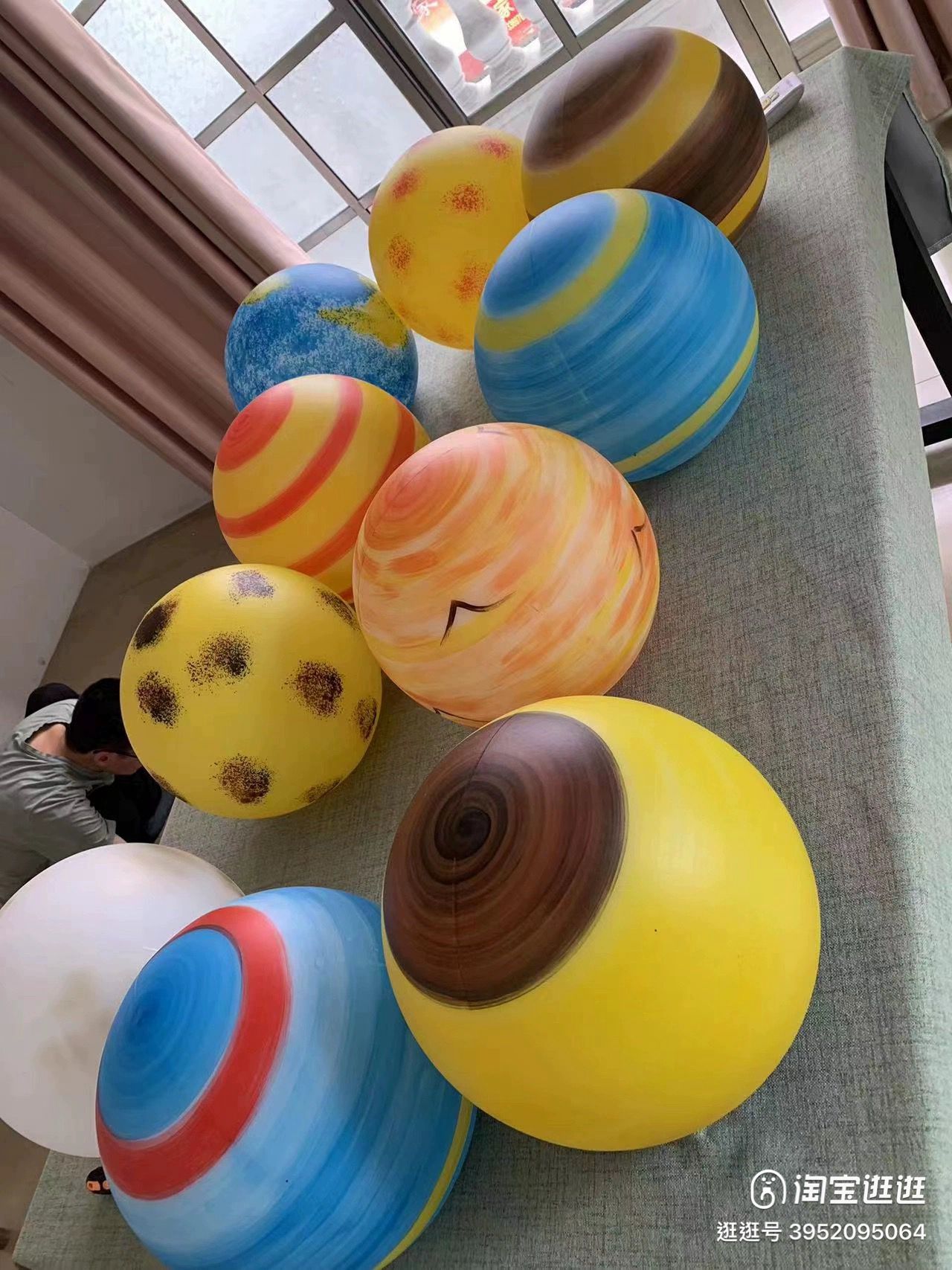 大型發光星球擺設